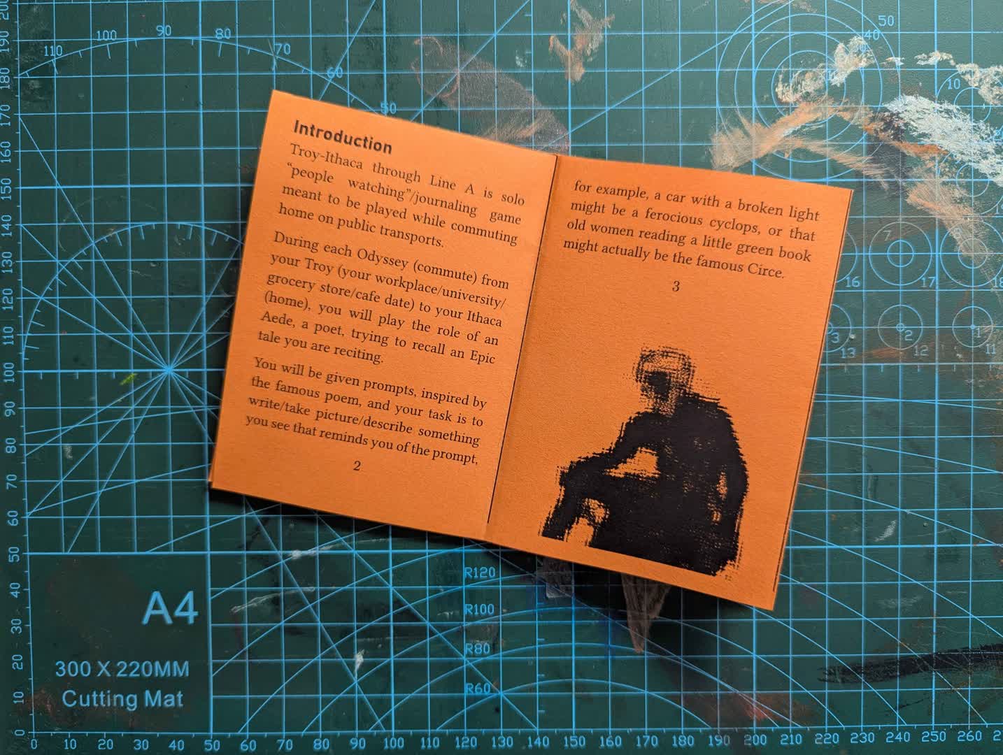 photo du zine imprimé